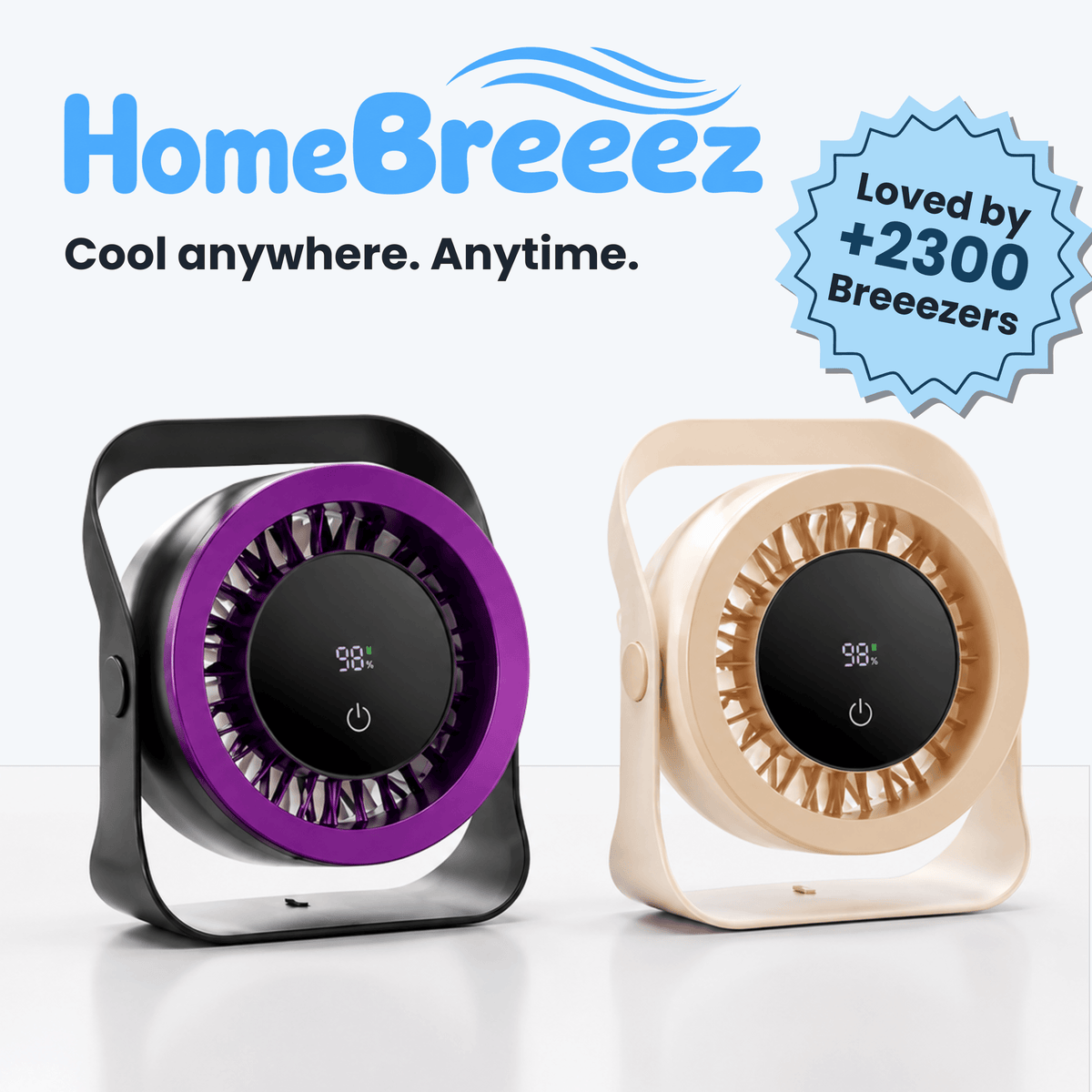 Desk Fan - HomeBreeez™ (Portable)